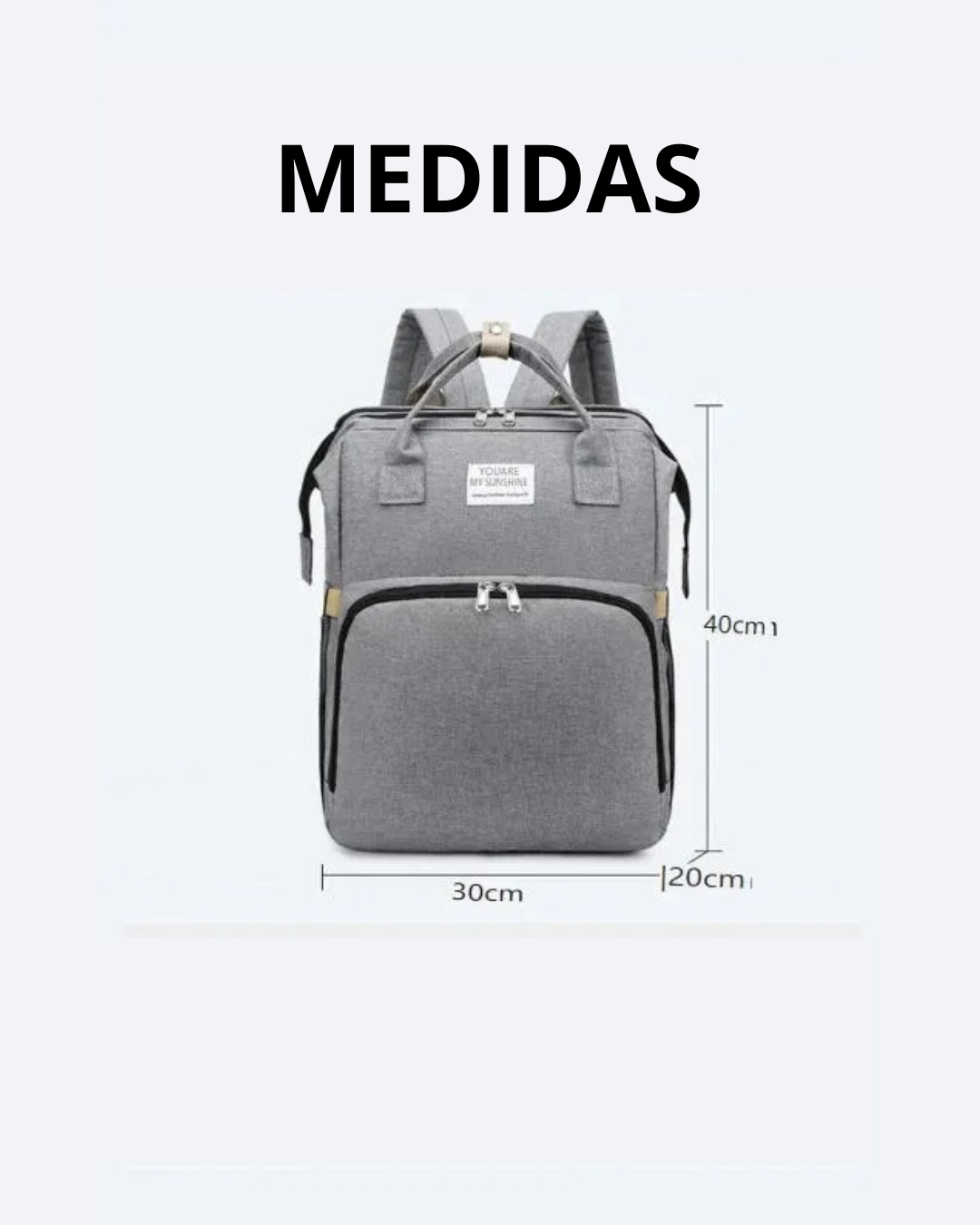 Pañalera tipo cuna multiusos