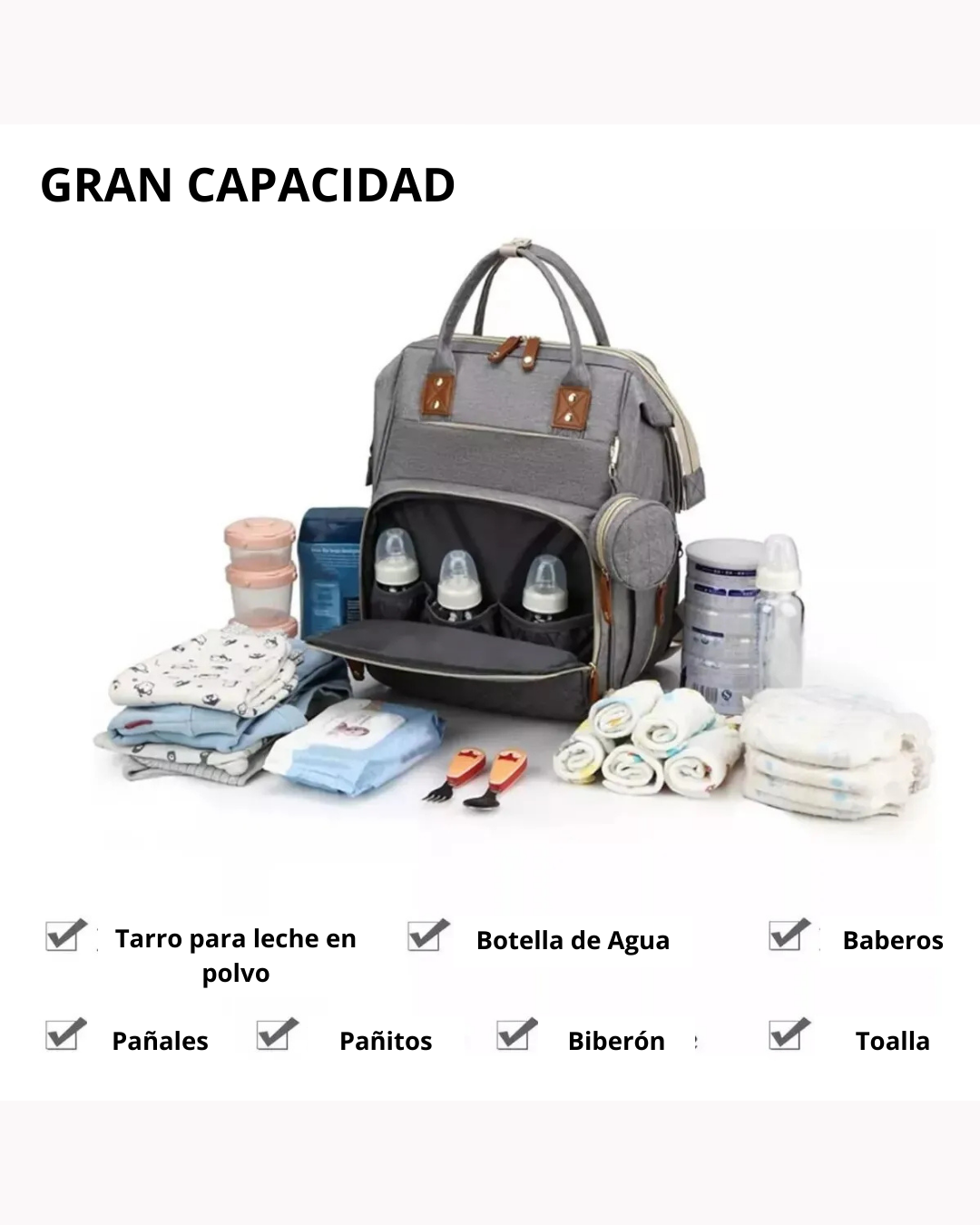 Pañalera tipo cuna multiusos