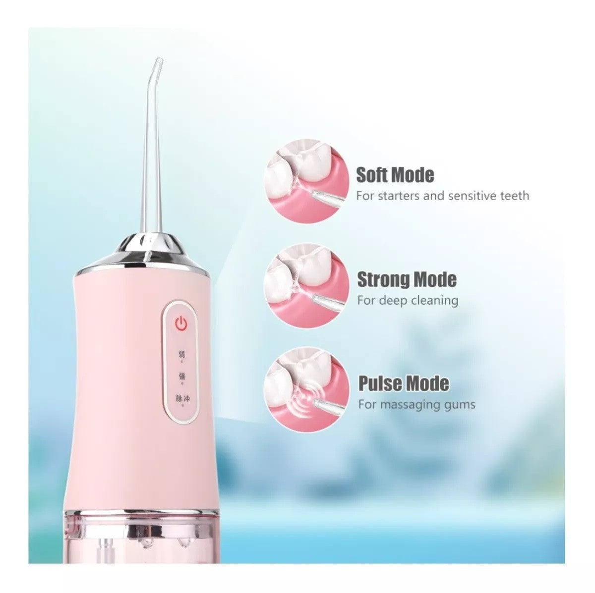 Irrigador Oral Recargable Sarro 3 Boquillas