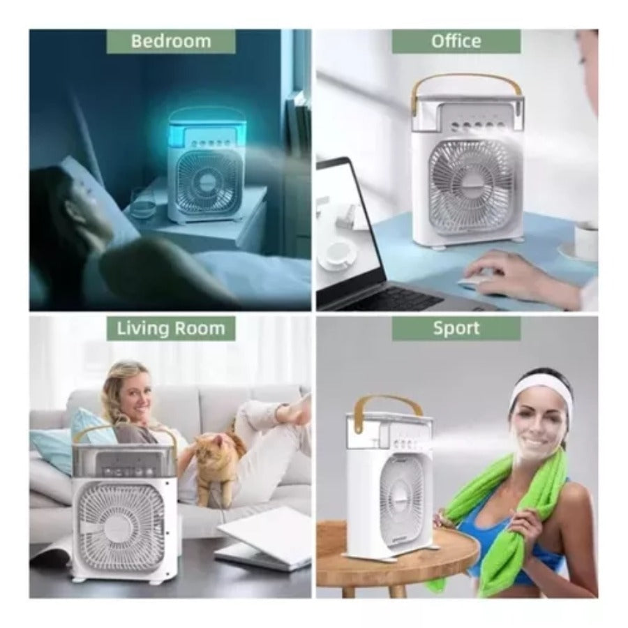 Ventilador Portatil Con Difusor De Agua