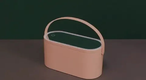 Organizador de maquillaje con espejo led