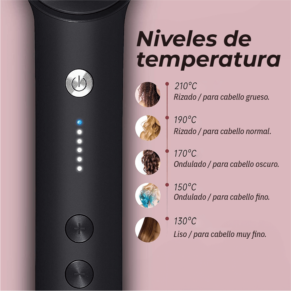 Cepillo Plancha Secador 2 en 1 Alisador