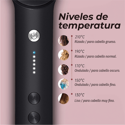 Cepillo Plancha Secador 2 en 1 Alisador